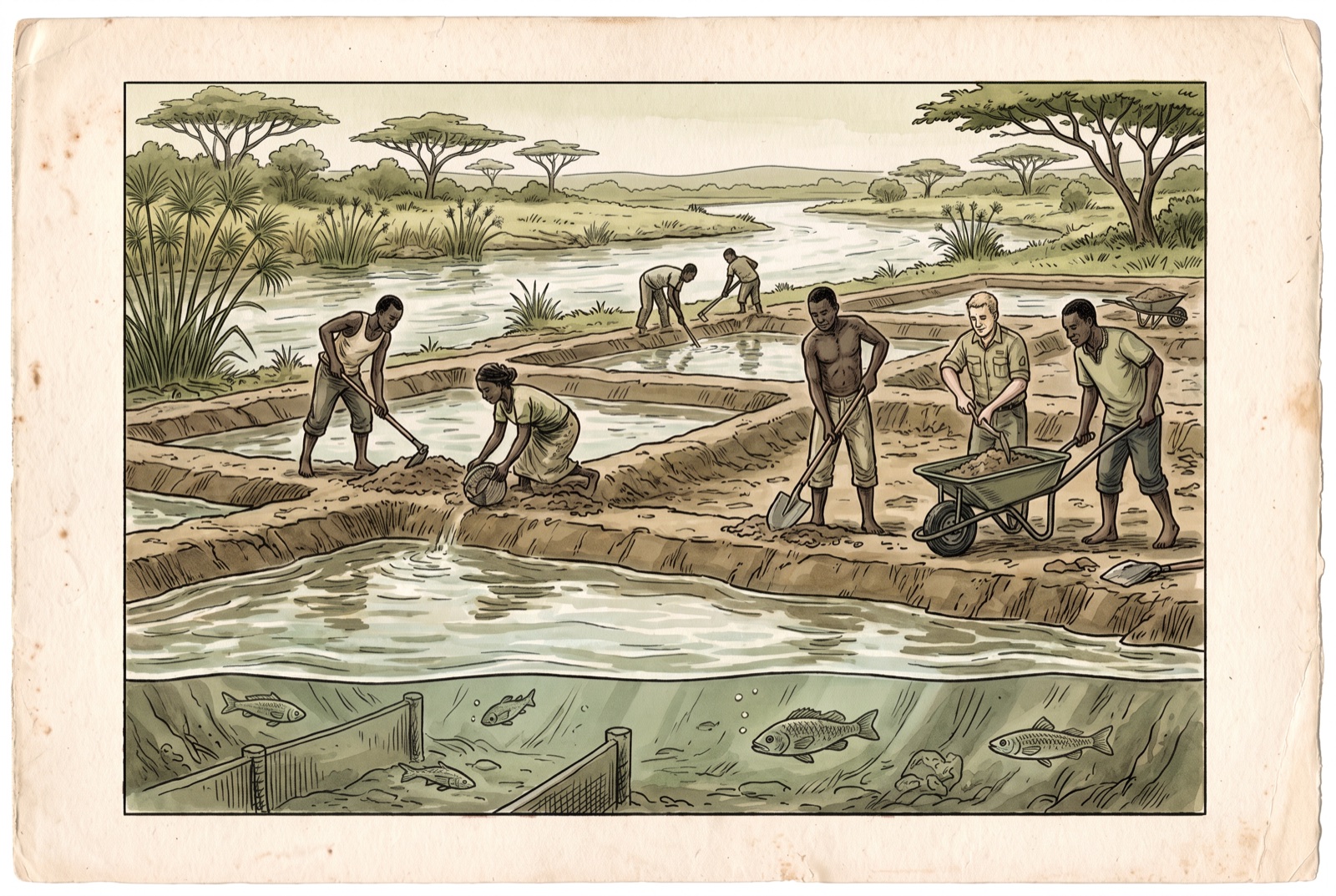 A community fish-hatchery project: development that lets people and wildlife both thrive.
