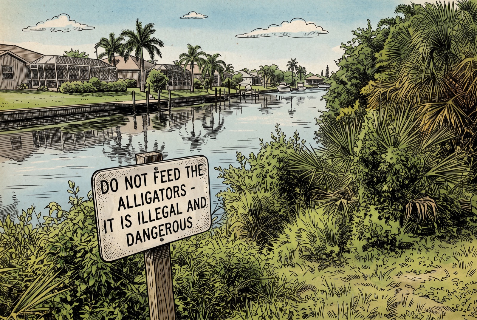 Feeding is the myth that kills, and it's illegal for a reason.