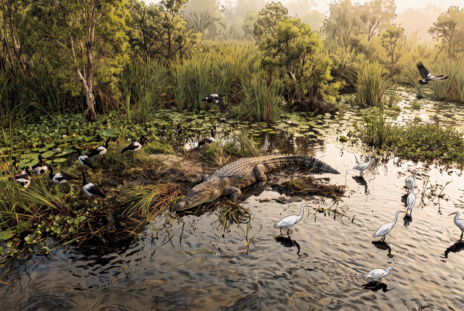Pull the predator and the whole wetland unravels.